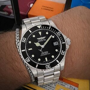 Invicta Men’s 5053 Pro Diver Automatic Stainless Steel Watch with Black Dial